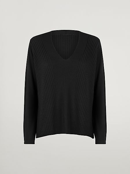 Wolford - Merino Blend Top Long Sleeves, Frau, black, Größe: L günstig online kaufen