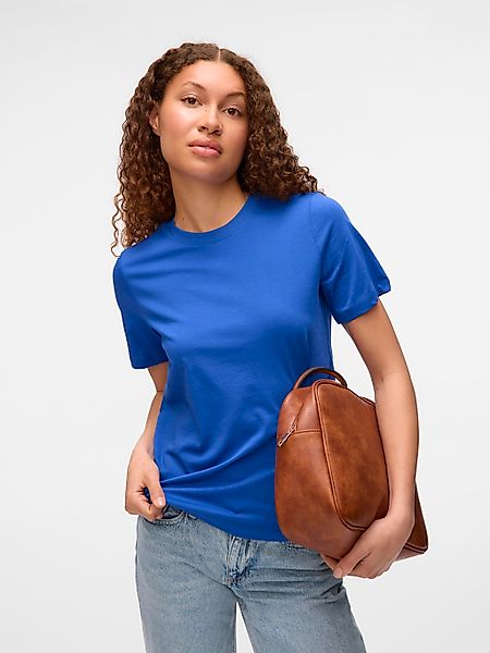 Vero Moda Kurzarmshirt VMPAULINA SS T-SHIRT GA JRS NOOS Baumwolle, regular günstig online kaufen