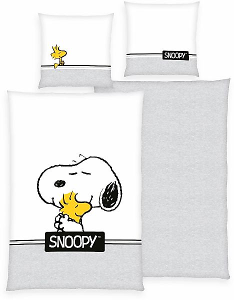 Peanuts Bettwäsche "Peanuts" 2 Stk. mit tollem Motiv günstig online kaufen