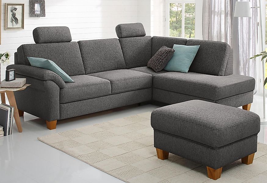 Home affaire Ecksofa Borkum L-Form, mit günstig online kaufen
