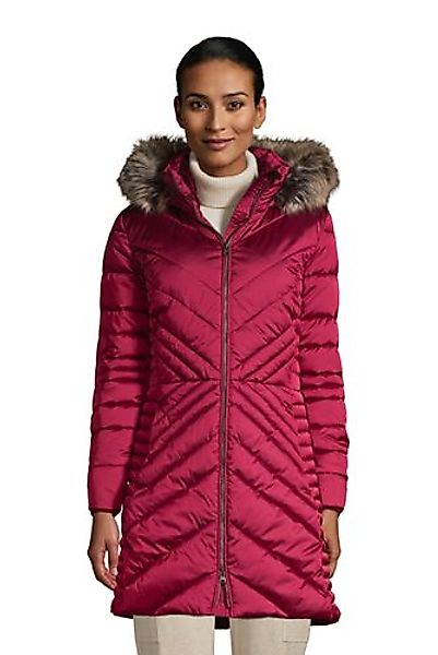 Warmer Wintermantel THERMOPLUME, Damen, Größe: XS Normal, Rot, Polyester, b günstig online kaufen