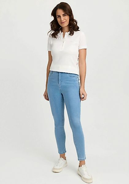 wonderjeans Skinny-fit-Jeans, in hellblauer Waschung günstig online kaufen
