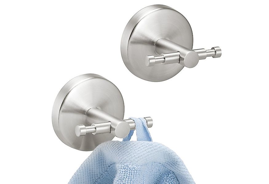 bremermann Wandhaken Bad-Serie PIAZZA - 2er Set, aus Edelstahl matt, (2-St) günstig online kaufen