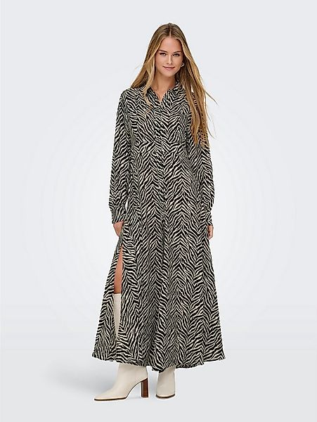 ONLY Hemdblusenkleid ONLHELEN LIFE L/S V-NECK MAXI DRESS PTM Sommerkleid günstig online kaufen