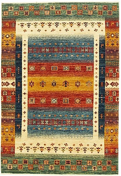 morgenland Wollteppich »Afshar Sirjan Teppich handgeknüpft mehrfarbig«, rec günstig online kaufen