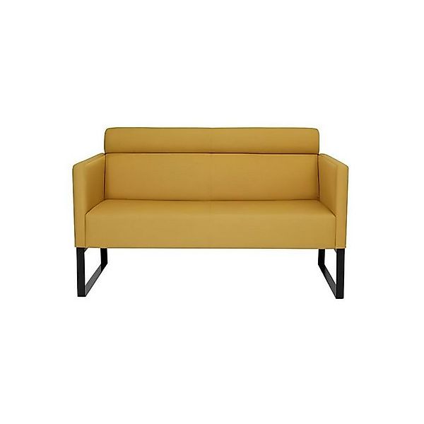 Xlmoebel Sofa Neues gelbes Designer-Sofa für das Wohnzimmer, 2-Sitzer aus L günstig online kaufen