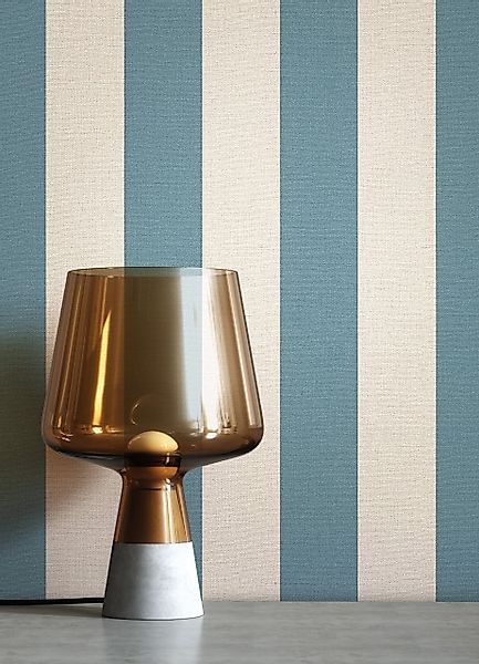 Newroom Vliestapete, Blau Tapete Modern Streifen günstig online kaufen