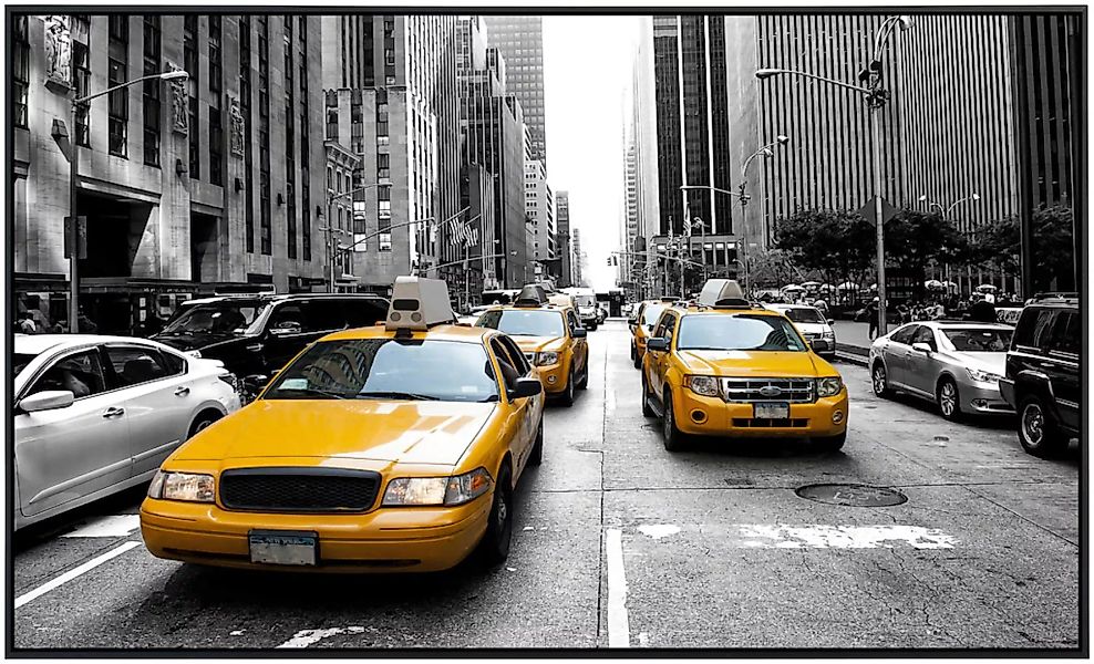 Papermoon Infrarotheizung »New York taxis Schwarz & Weiß« günstig online kaufen