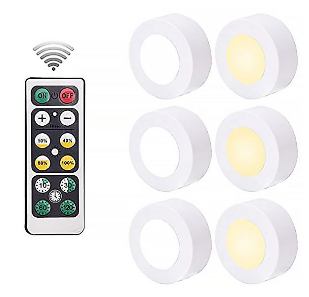 SinLaw LED Wandleuchte LED Schrankleuchte mit Fernbedienung, Timer, 2 Fernb günstig online kaufen