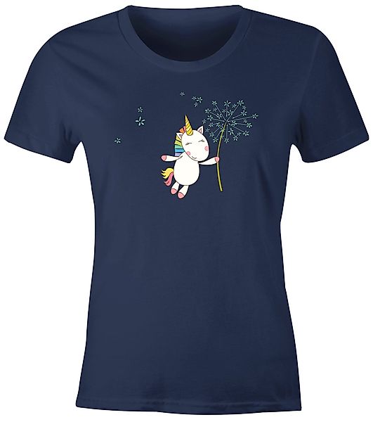 MoonWorks Print-Shirt Damen T-Shirt Einhorn mit günstig online kaufen