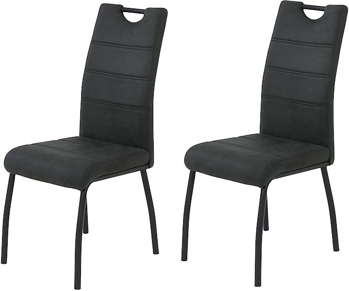 HELA 4-Fußstuhl PETRA (Set, 2 St), Vierfußstuhl, Vintage Optik, mit Griff, günstig online kaufen