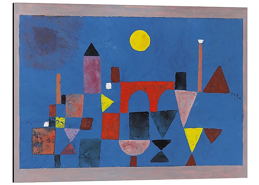 Posterlounge Poster Paul Klee, Rote Brücke, günstig online kaufen