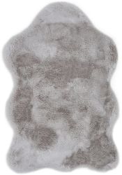 my home Fellteppich "Lugano" fellförmig 30 mm Höhe Kunstfell, Uni Farben, w günstig online kaufen