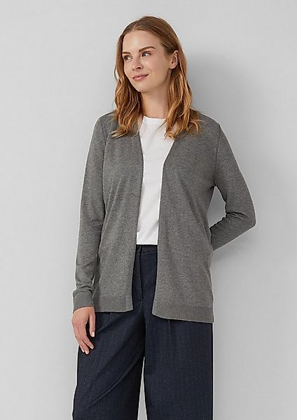 s.Oliver Cardigan Strickjacke Cardigan aus Viskose-Baumwoll-Mix günstig online kaufen