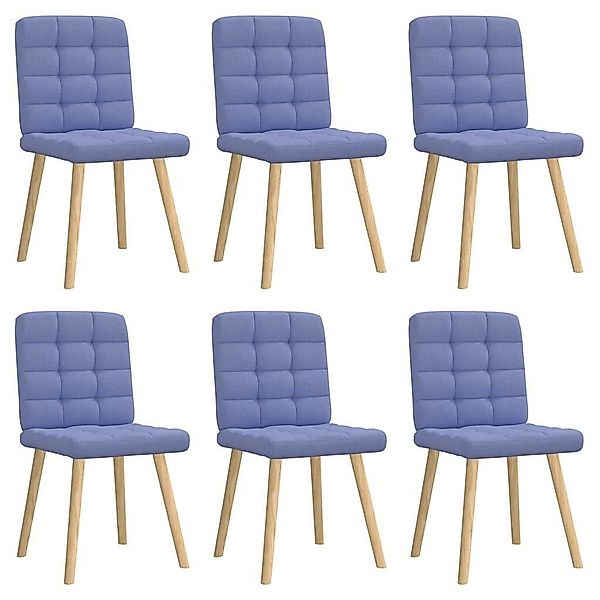 vidaXL Esszimmerstuhl Esszimmerstühle 6 Stk. Jeansblau günstig online kaufen