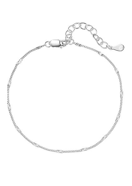Hey Happiness Silberarmband Damen Plättchen dünn, günstig online kaufen