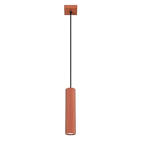 Licht-Erlebnisse Pendelleuchte BERTA, ohne Leuchtmittel, Aluminium günstig online kaufen