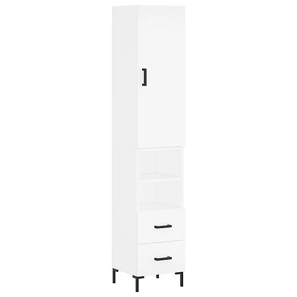 vidaXL Highboard Highboard Weiß 34,5x34x180 cm günstig online kaufen