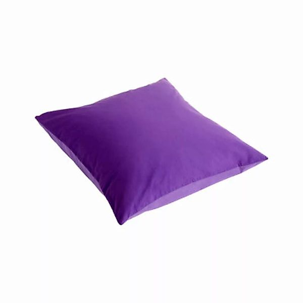 Kissenbezug 65 x 65 cm Duo textil violett / Oeko-Tex-Baumwolle - Hay - günstig online kaufen