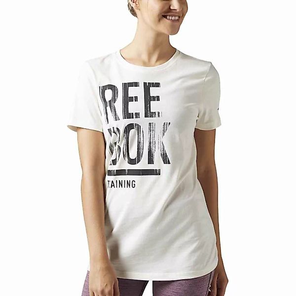 Reebok Training Split Kurzärmeliges T-shirt S Chalk günstig online kaufen