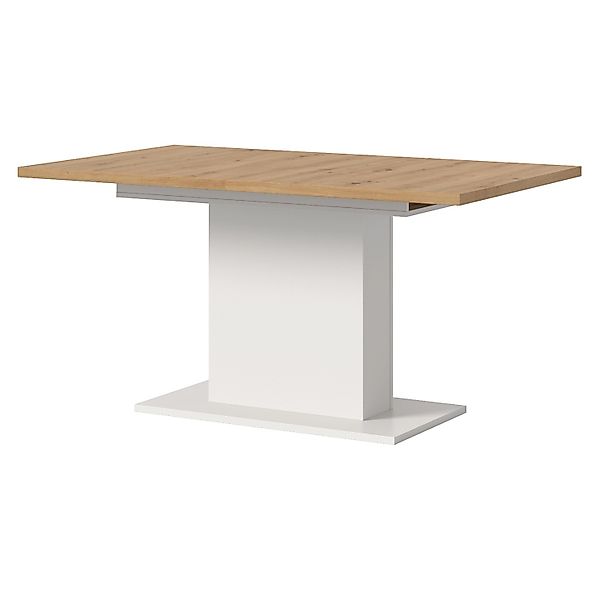 Inn.Furn Esstisch Ausziehbar in Eiche und Weiß 150 - 190 cm Esszimmertisch günstig online kaufen