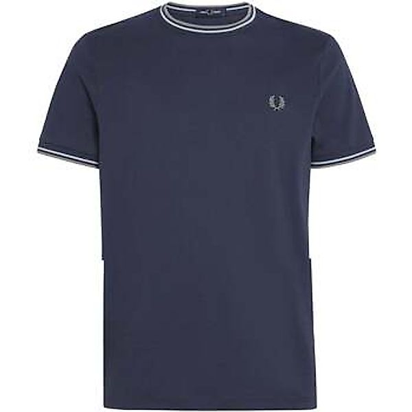 Fred Perry  T-Shirt Twin Tipped T-Shirt Dark Airforce/Lilac/Bayleaf günstig online kaufen