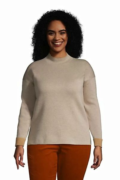 Pullover in großen Größen, Damen, Größe: 56-58 Plusgrößen, Beige, Nylon, by günstig online kaufen