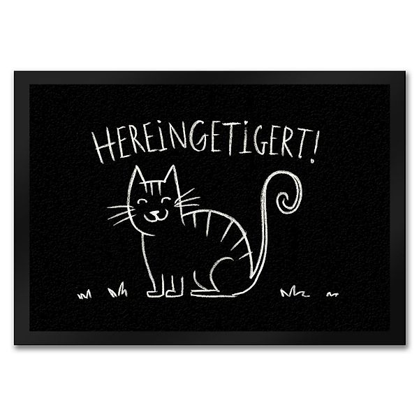 speecheese Fußmatte Hereingetigert! Fußmatte in 35x50 günstig online kaufen