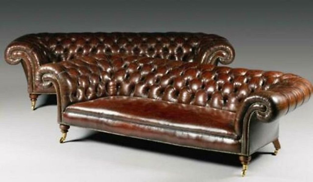 JVmoebel Sofa Chesterfield Sofagarnitur 4-Sitzer Leder Couch Polster Sofas günstig online kaufen
