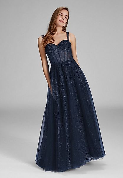 Hey Kyla Abendkleid Tüllrobe mit Schimmereffekt A-Linie günstig online kaufen