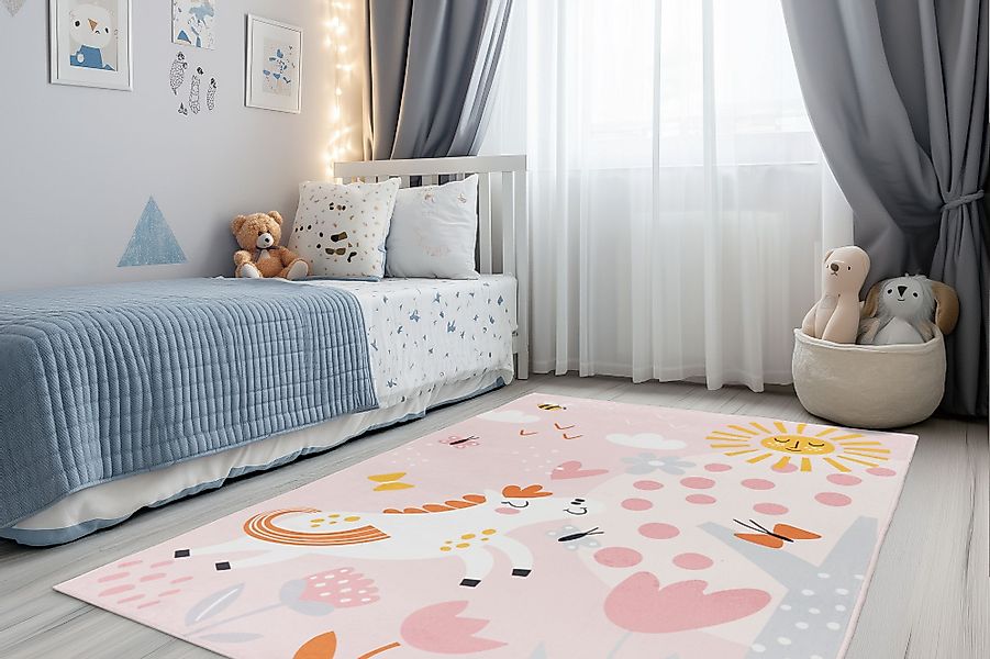 Obsession Kinderteppich »Magic Kids ML 101«, rechteckig, 8 mm Höhe, niedlic günstig online kaufen