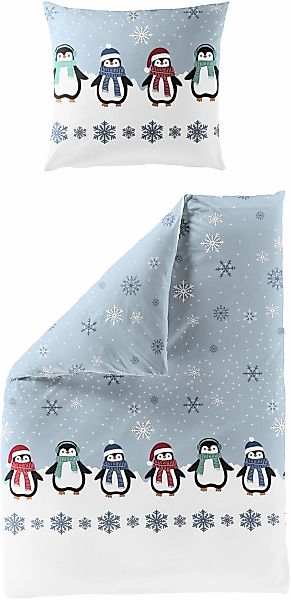 BIERBAUM Bettwäsche "4115" 2 Stk. Biber, 100 % Baumwolle, pflegeleicht, kus günstig online kaufen