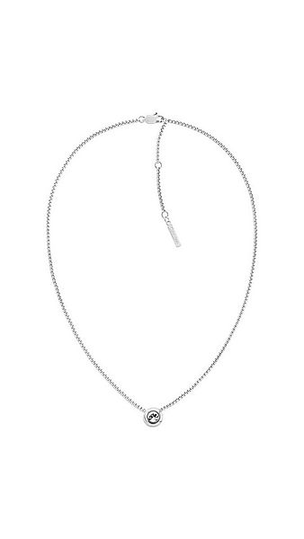 Calvin Klein Kette mit Anhänger TWISTED BEZEL SOLITAIRE, mit Preciosa Cryst günstig online kaufen