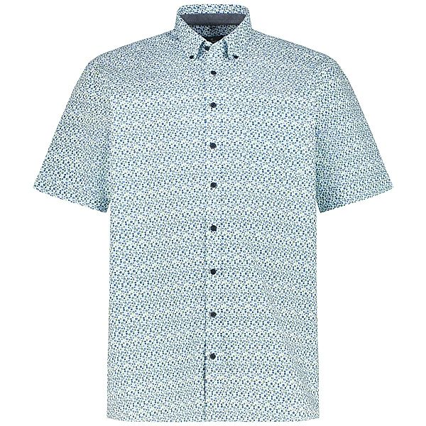 CASA MODA Freizeithemd mit Allover-Muster Farbe grün Größe: 3XL günstig online kaufen