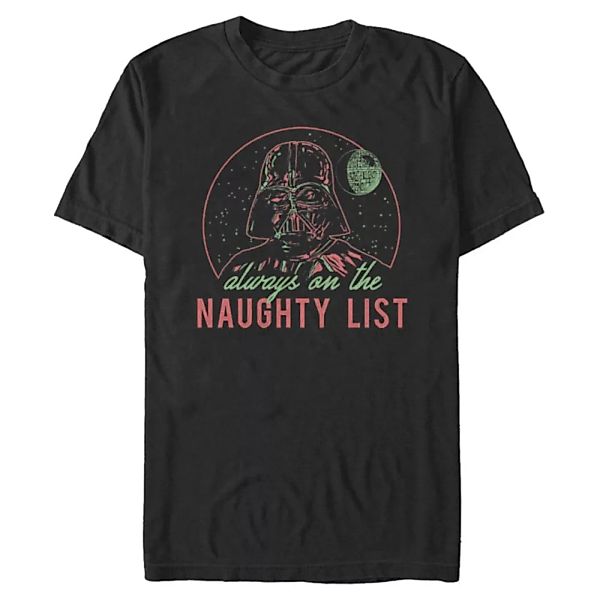 Star Wars - Darth Vader Naughty List - Weihnachten - Männer T-Shirt günstig online kaufen