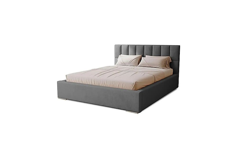 Polsterbett mit Stauraum Draven ¦ grau ¦ Maße (cm): B: 195 H: 100 Betten > günstig online kaufen