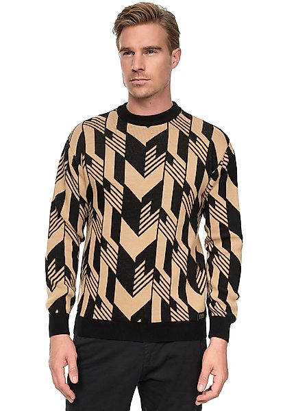Rusty Neal Strickpullover in zweifarbigem Design günstig online kaufen