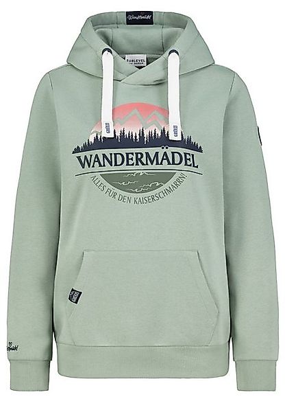 SUBLEVEL Kapuzenpullover Damen Hoodie Kapuzenpullover mit Gebirgsdrucken, b günstig online kaufen