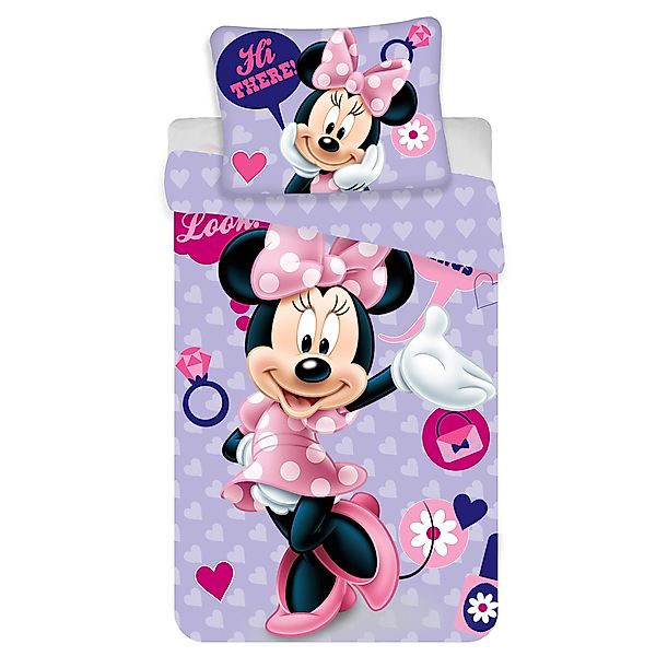 BERONAGE Kinderbettwäsche Minnie Mouse Baby / günstig online kaufen