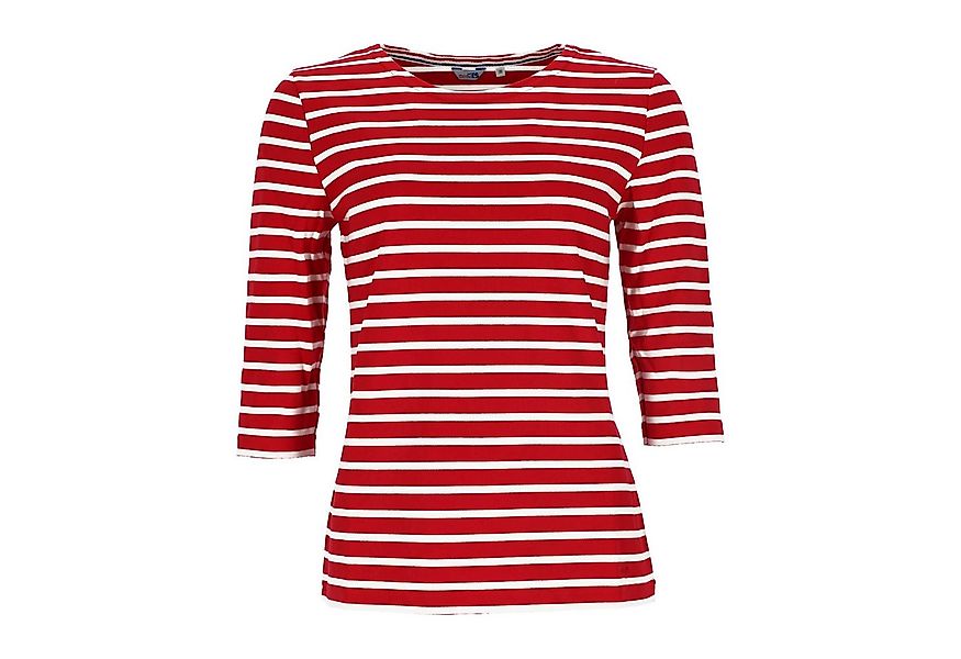 modAS 3/4-Arm-Shirt 25902 Bretonisches Damenshirt Rundhalsshirt mit Streife günstig online kaufen