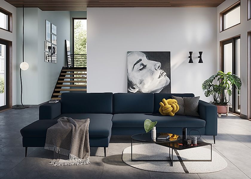 DOMO collection Ecksofa "Modica, zeitlos und elegant, L-Form", moderne Opti günstig online kaufen