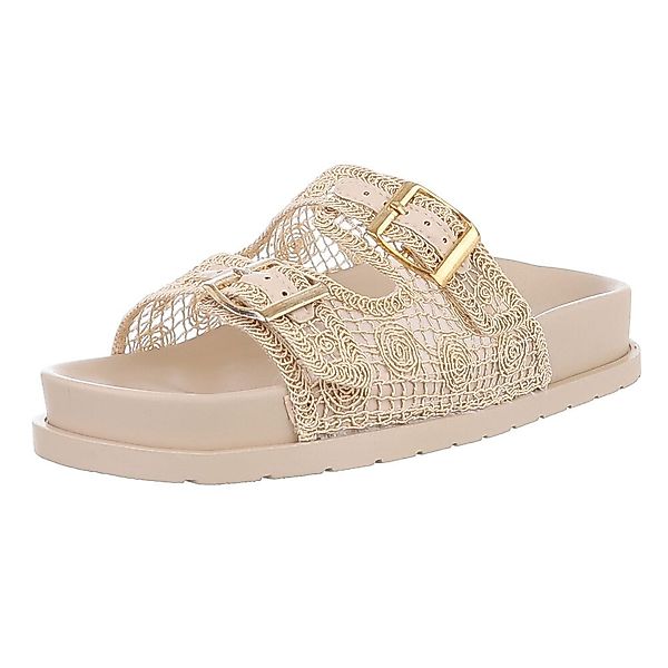 Ital-Design Elegante Damen-Sandalen mit verstellbaren Riemen günstig online kaufen