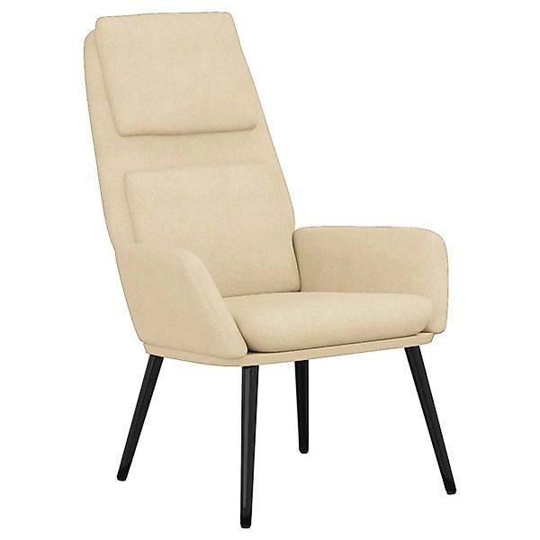 vidaXL Sessel Relaxsessel Creme Stoff (1-St) günstig online kaufen