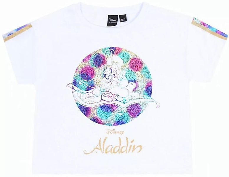 Sarcia.eu Kurzarmbluse Weißes T-Shirt, Aladdin DISNEY T-Shirt 12-13 Jahre günstig online kaufen