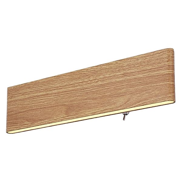 Globo LED-Wandleuchte Siegfried Holzoptik 29,5 x 8 cm günstig online kaufen