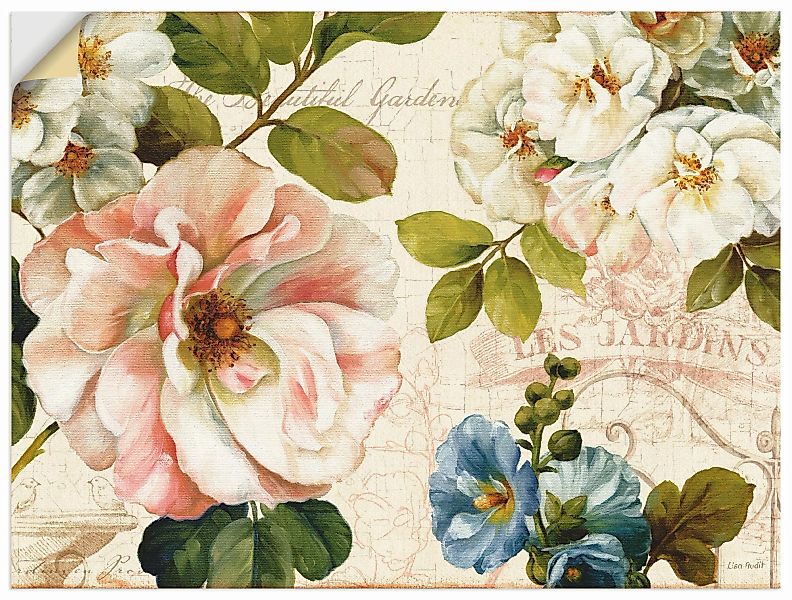 Artland Wandbild »Garten I«, Blumen, (1 St.) günstig online kaufen