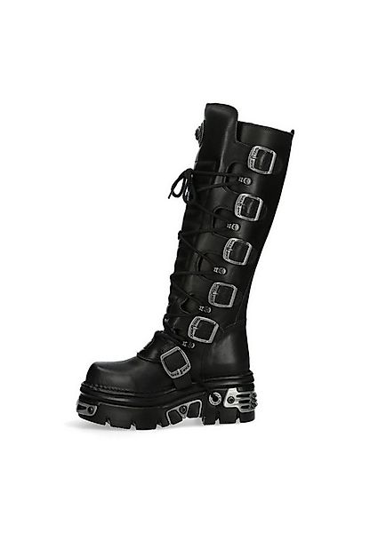 New Rock M-272-S1 Bikerboots Hochwertiges Rinds-Nappa-Leder günstig online kaufen