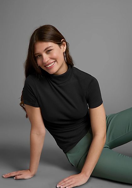 Flashlights Rollkragenshirt figurbetont, Basic-Stil, Rollkragen, aus 100% B günstig online kaufen