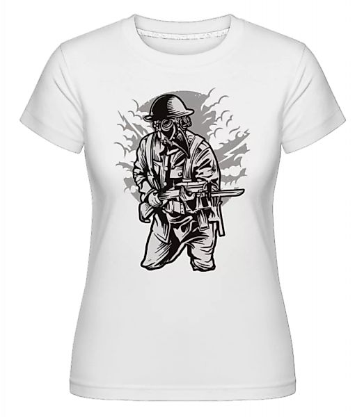 Steampunk Style Soldier · Shirtinator Frauen T-Shirt günstig online kaufen