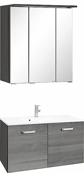 welltime Badmöbel-Set »Ravenna«, (2 St.), Breite 70 cm, inklusive Bad-Spieg günstig online kaufen